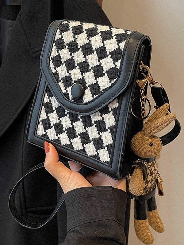 Checkerboard Bag Held View 1
