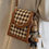 Thumbnail: Checkerboard Contrasted Color Bag