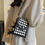 Thumbnail: Checkerboard Bag Worn View 1