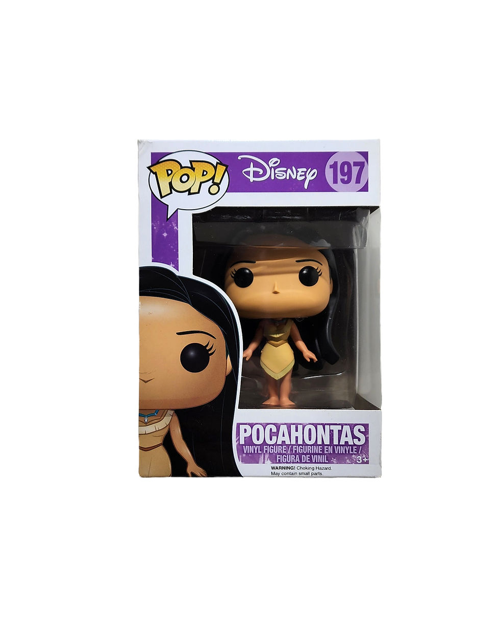 Funko POP! Disney 197 Pocahontas figure in box, a collectible item.