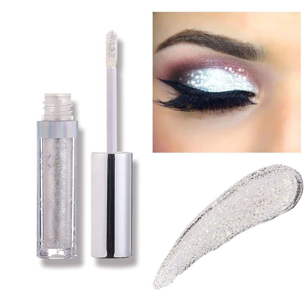 Coalitione Liquid Eyeshadow 12 Colors Long Lasting Waterproof Shining Shimmer Gl