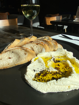 whipped feta plate