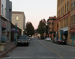 Carnegie, PA HVAC Company,"Main street vibe in Carnegie, PA with residential blocks serviced by MRT HVAC."