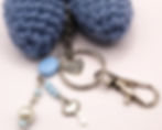 Thumbnail: Crochet Heart & Charms Keychain