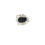Thumbnail: CAMILLE black spinel silver ring