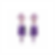 TOKYO NIGHT charoite & amethyst - 10K rose gold earrings