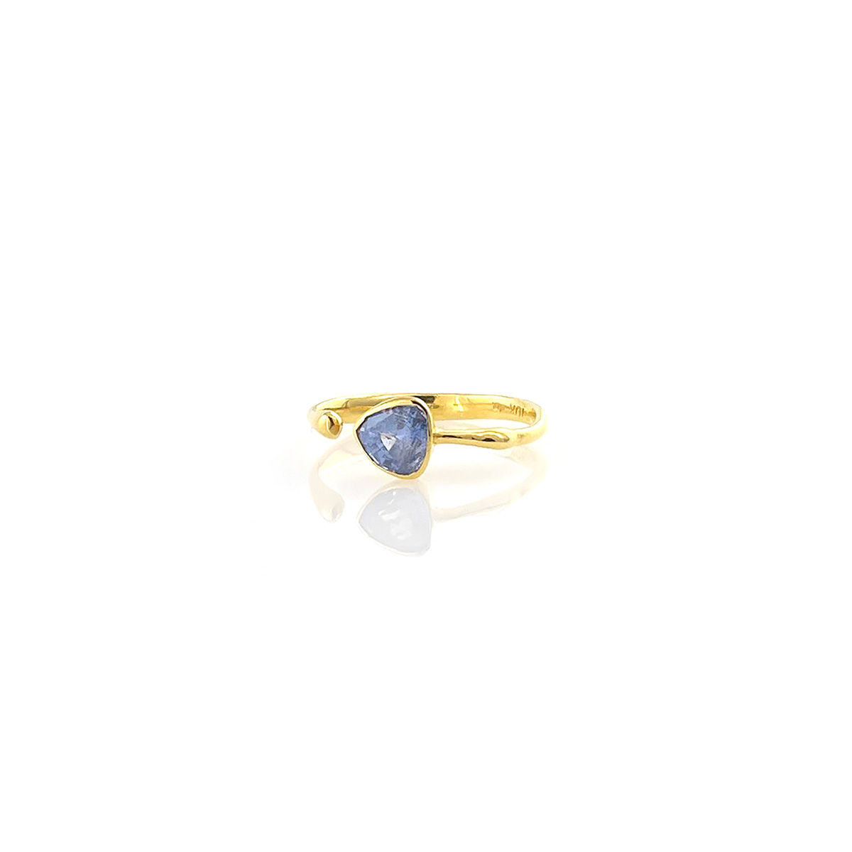 KATIE cobalt blue spinel 10K gold ring