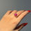 Thumbnail: ALICIA ruby silver ring