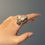 Thumbnail: TILDA phantom quartz & rock crystal silver ring