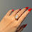 Thumbnail: ALICIA moonstone silver ring