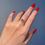 Thumbnail: FLORENCE MIDI pink spinel 10K white gold ring