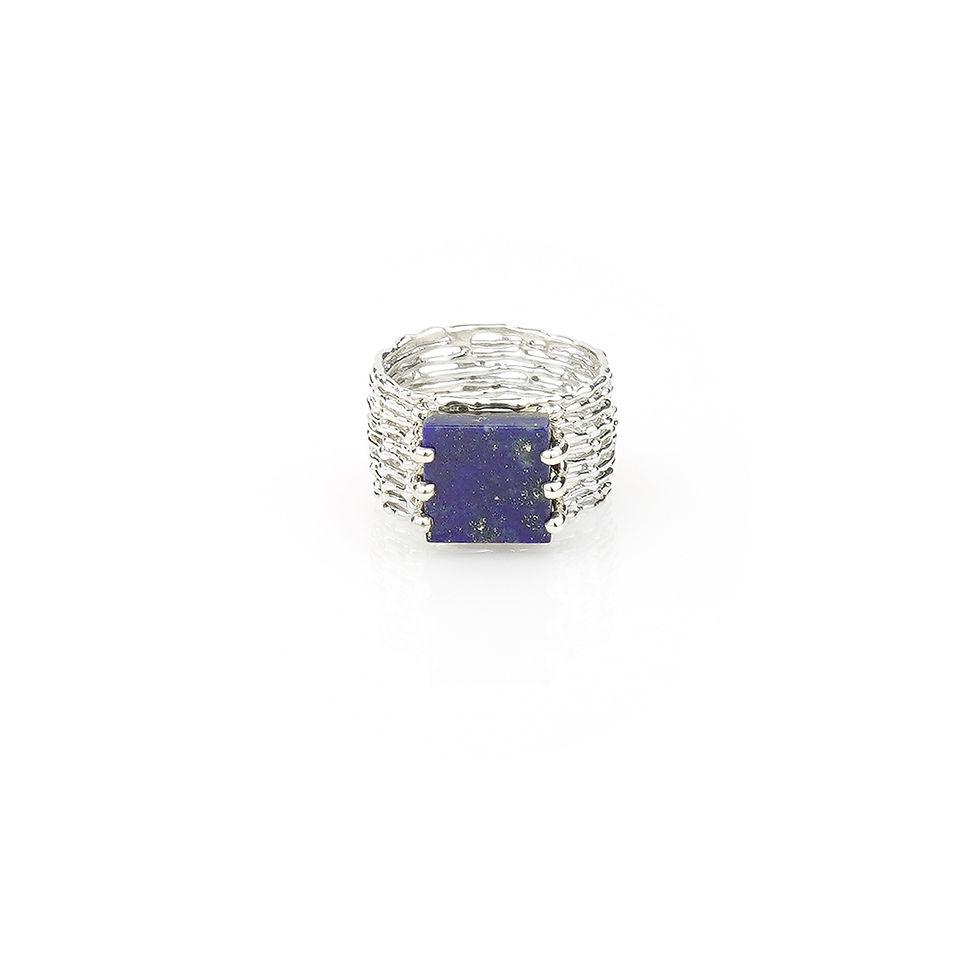 Thumbnail: ELLEN lapis lazuli silver ring
