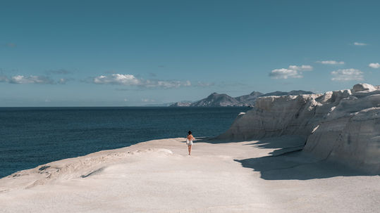 Sarakiniko. Cyclades. Grèce