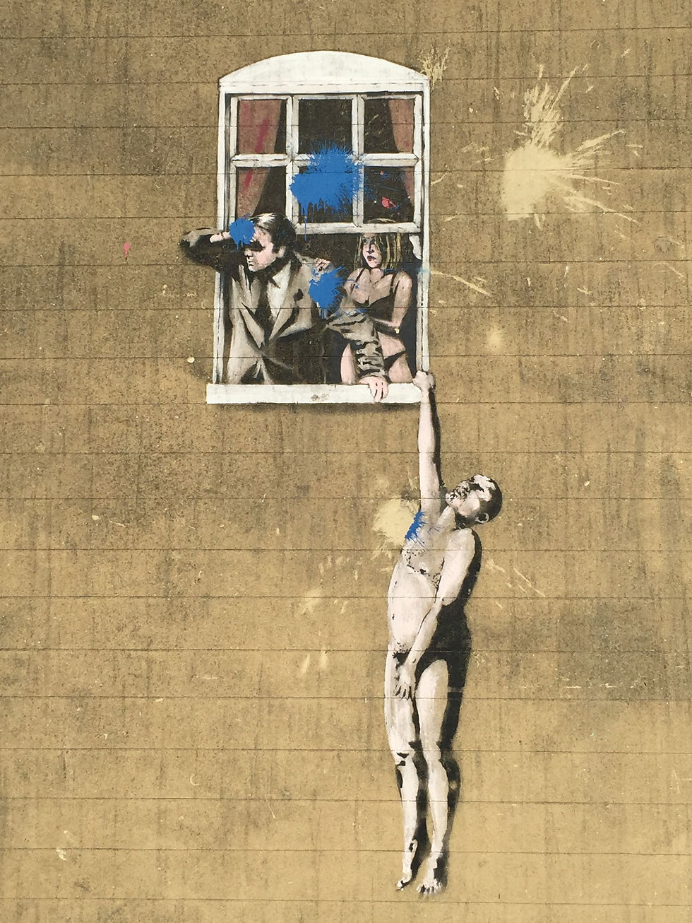 Well-hung Lover by Banksy