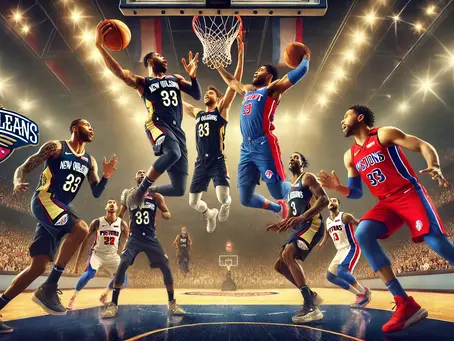 뉴올리언스 펠리컨스 vs 디트로이트 피스톤스