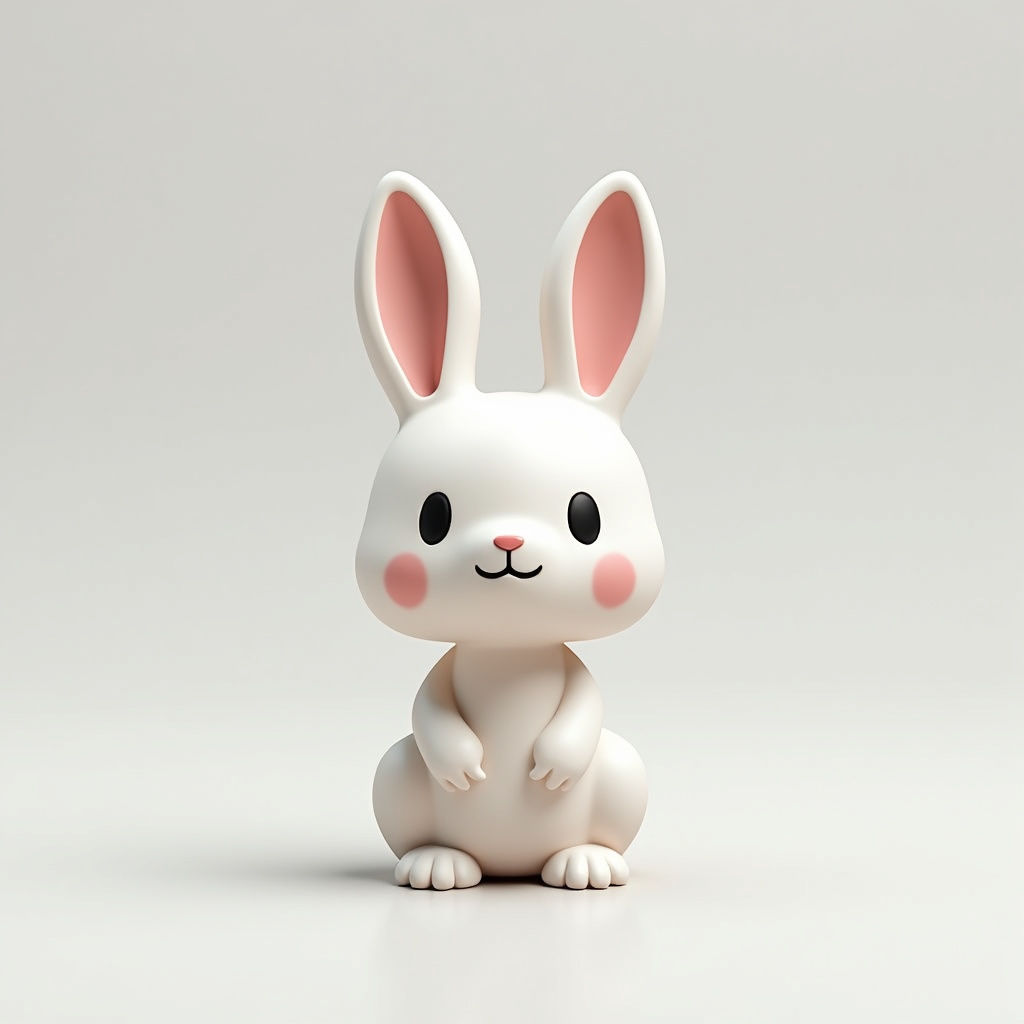 Coelho Kawaii Colecionável