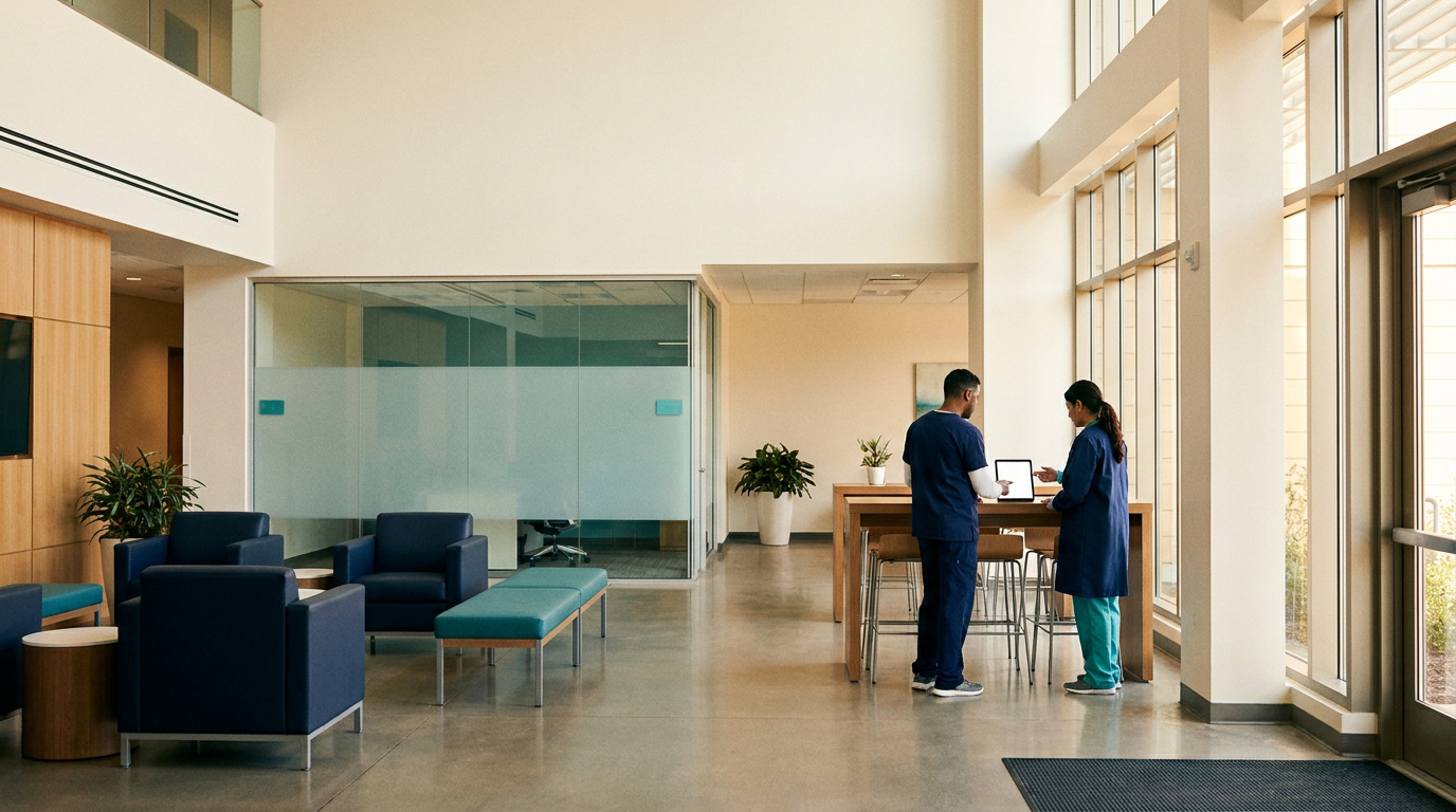 Clinical research professional speaking with a study participant