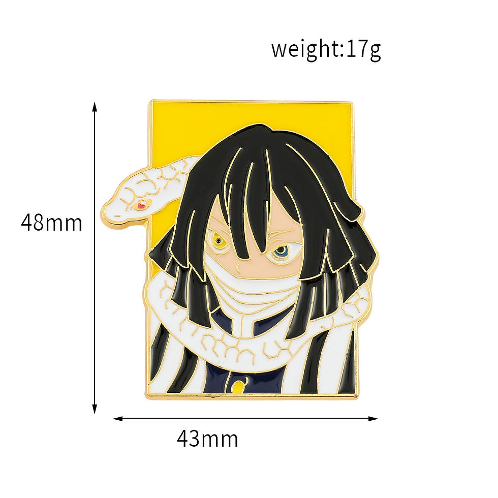 Miniatura: Demon Slayer Rengoku Kyoujurou Douma Metal Pins