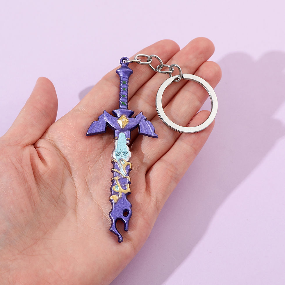 Legend of Zelda Master Sword Keychain Kingdom Tears
