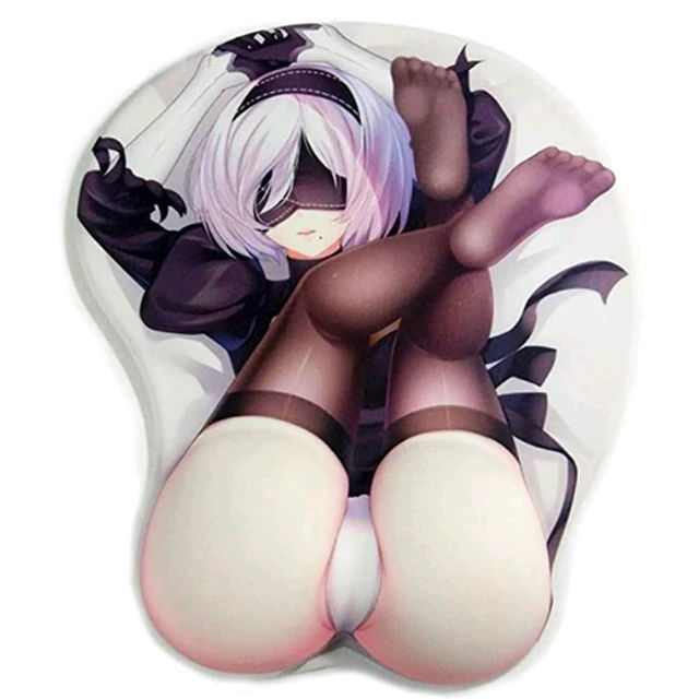 Miniatura: 3D wrist rest Mousepad NieR Automata 2B Three-dimensional Sexy Girl 26*22cm