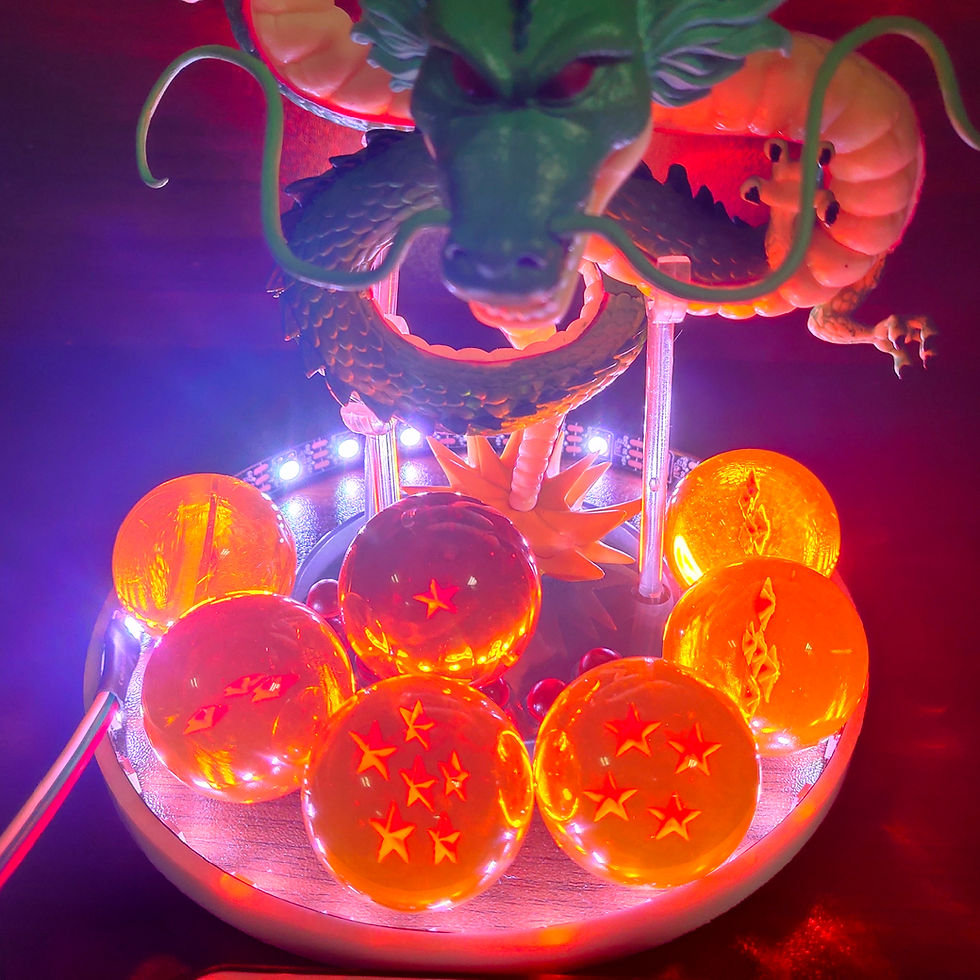 Thumbnail: Dragon Ball Z Shenron lamp Crystal Balls PVC DBZ 