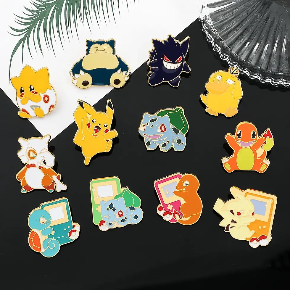 Miniatura: Pokemon Metal Pin (Pack of 4)