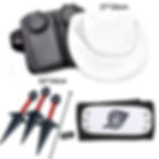 Thumbnail: 6pcs/SET Anime Naruto Costumes Cosplay Accessories Weapon Ninja Bag Kunai Shurik