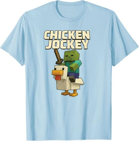 Thumbnail: Minecraft T-Shirt Chicken Jockey Video Gamer