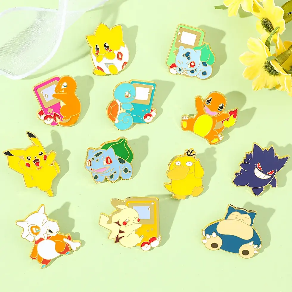 Miniatura: Pokemon Metal Pin (Pack of 4)