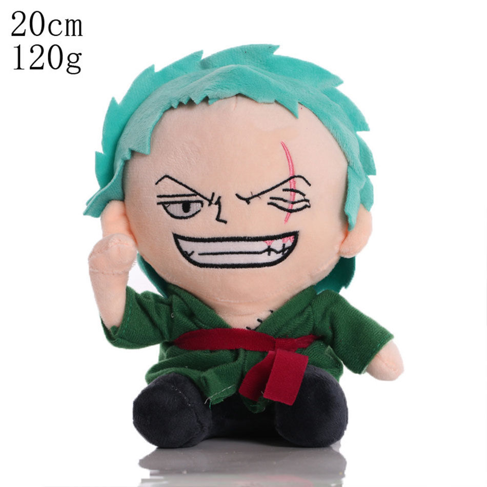 Miniatura: 25cm One Piece Plush Luffy Chopper Ace Roronoa Zoro 