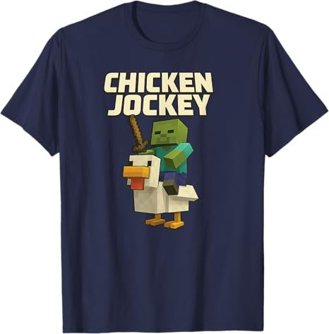 Thumbnail: Minecraft T-Shirt Chicken Jockey Video Gamer