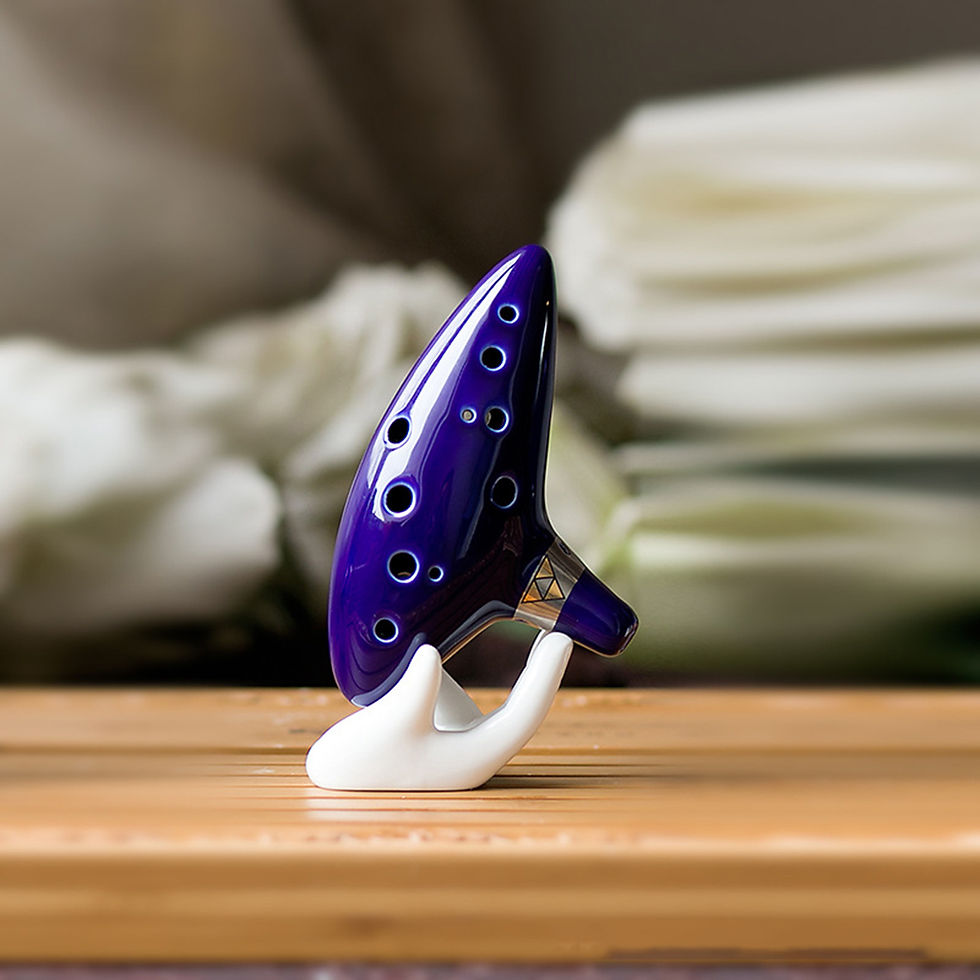 Thumbnail: Legend Of Zelda Ocarina Flute: 12-Hole Ceramic Alto C Music Instrument