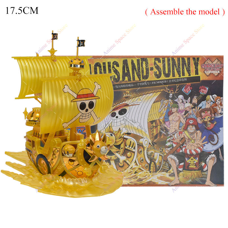 Thumbnail: One Piece Figure Thousand Sunny Going Merry Boat Pirate Ship