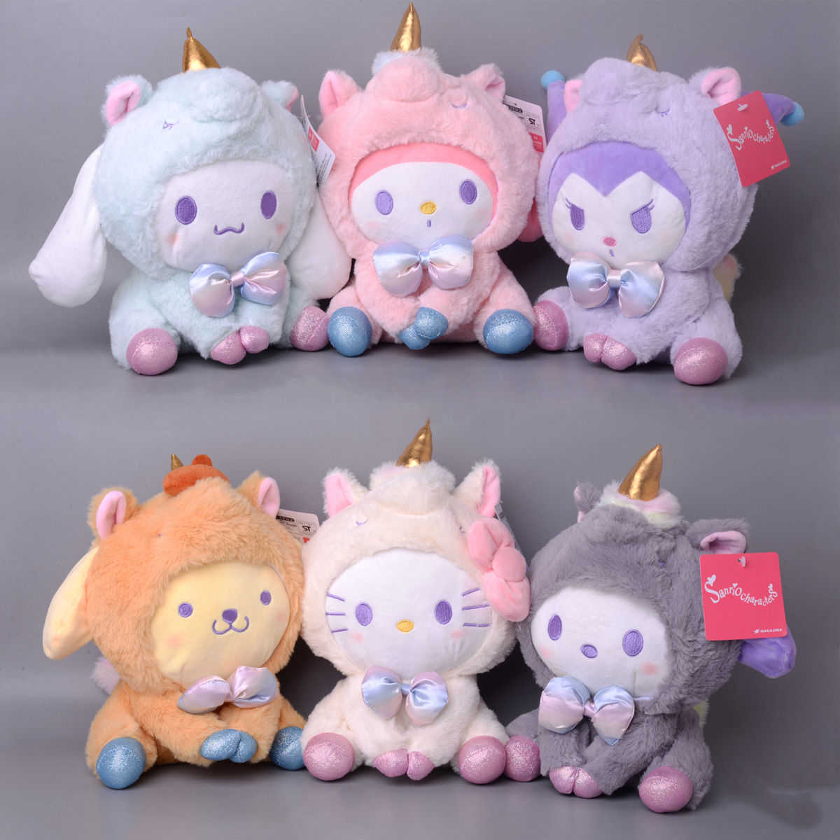 Hello Kitty and Friends  (Kawali, Kuromi, My Melody, Cinnamoroll) Plush 23cm