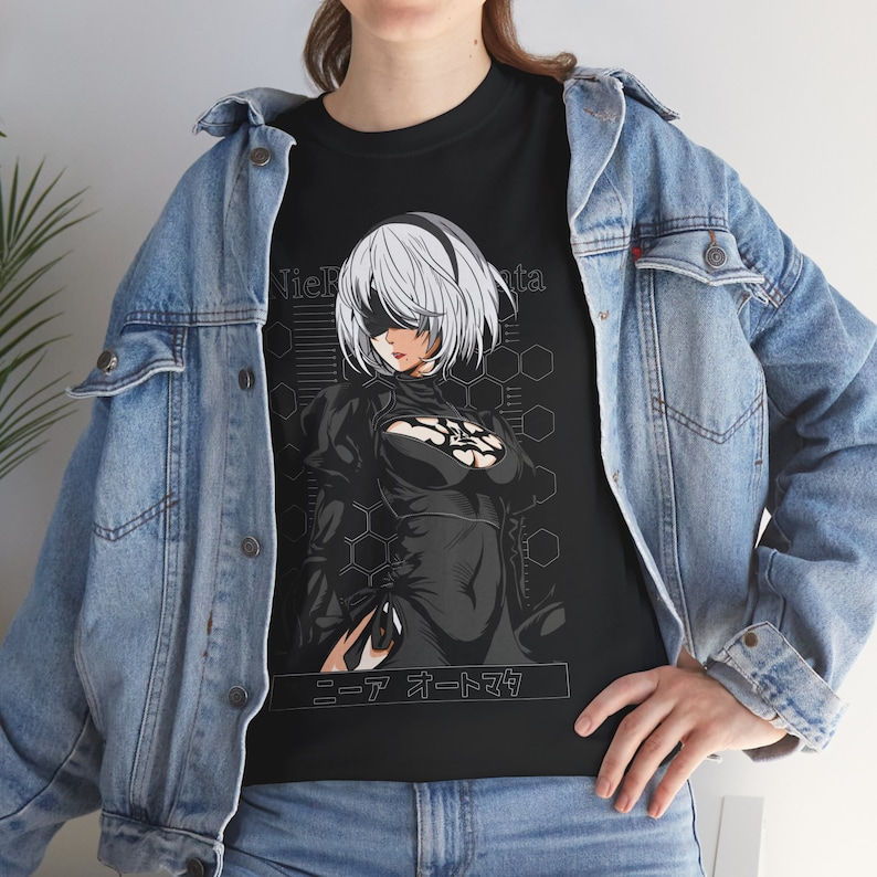 Thumbnail: 2B Sexy Nier Automata Shirt, Waifu Shirt