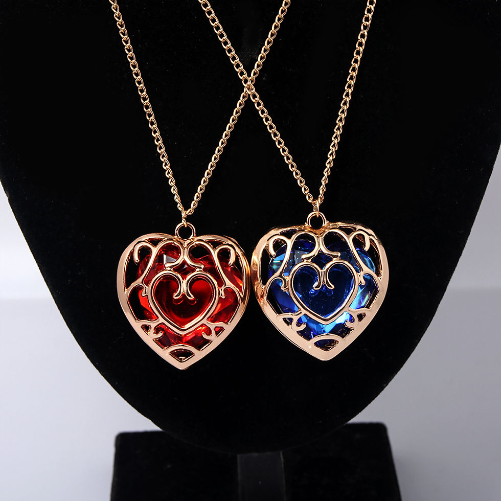 Thumbnail: The Legend Of Zelda Link Heart Necklace 