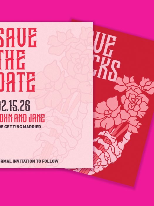 On the Bone - Alternative Save The Date - Say Yes Design