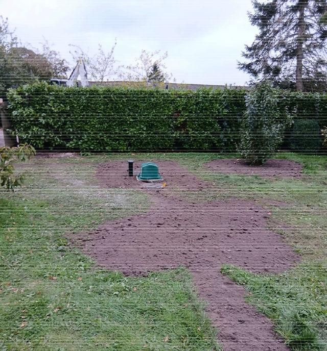 finished septic tank installation eccleshall