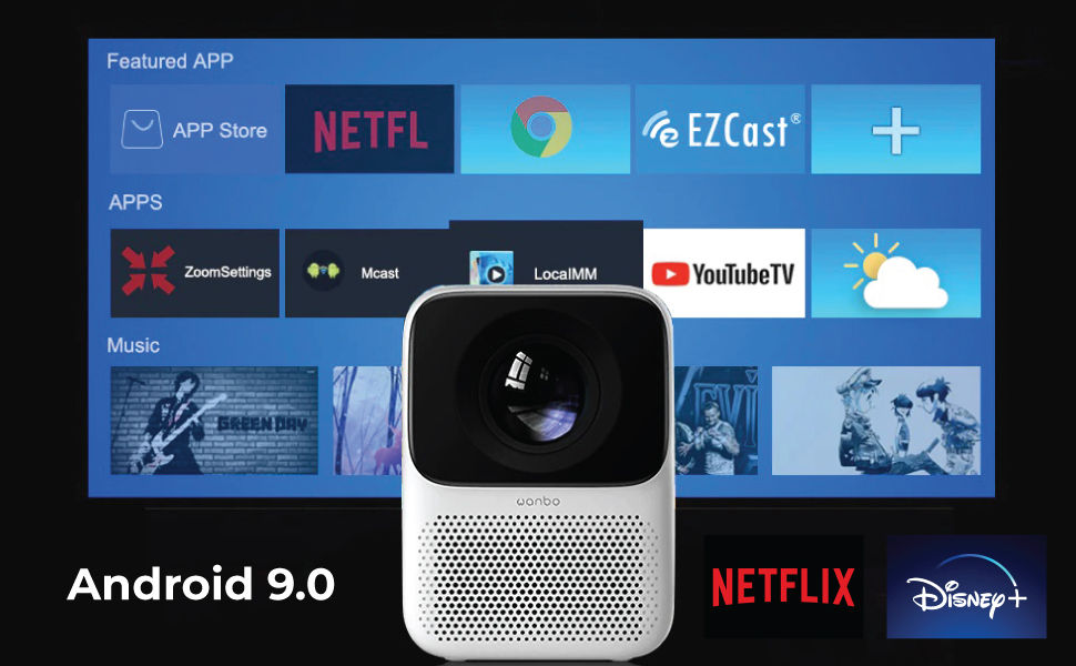Thumbnail: Xiaomi Wanbo Portable Projector T2