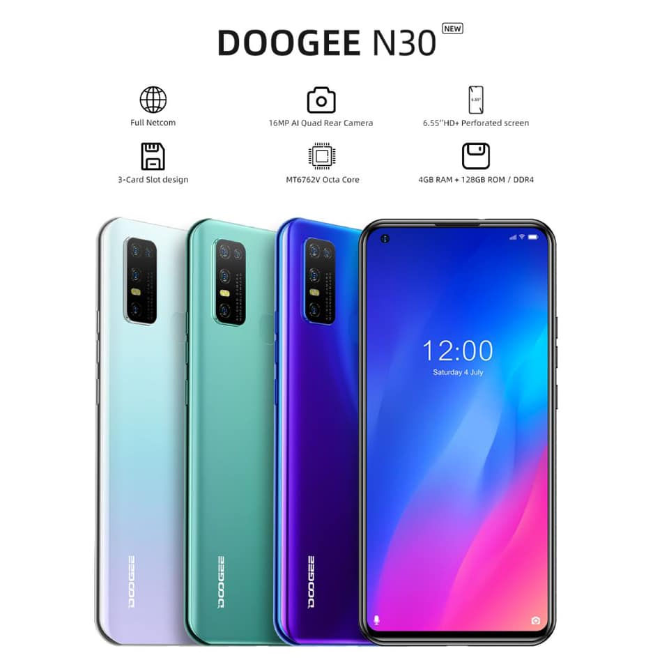Thumbnail: Smartphone Doogee N30 | 4+128GB Dual Sim