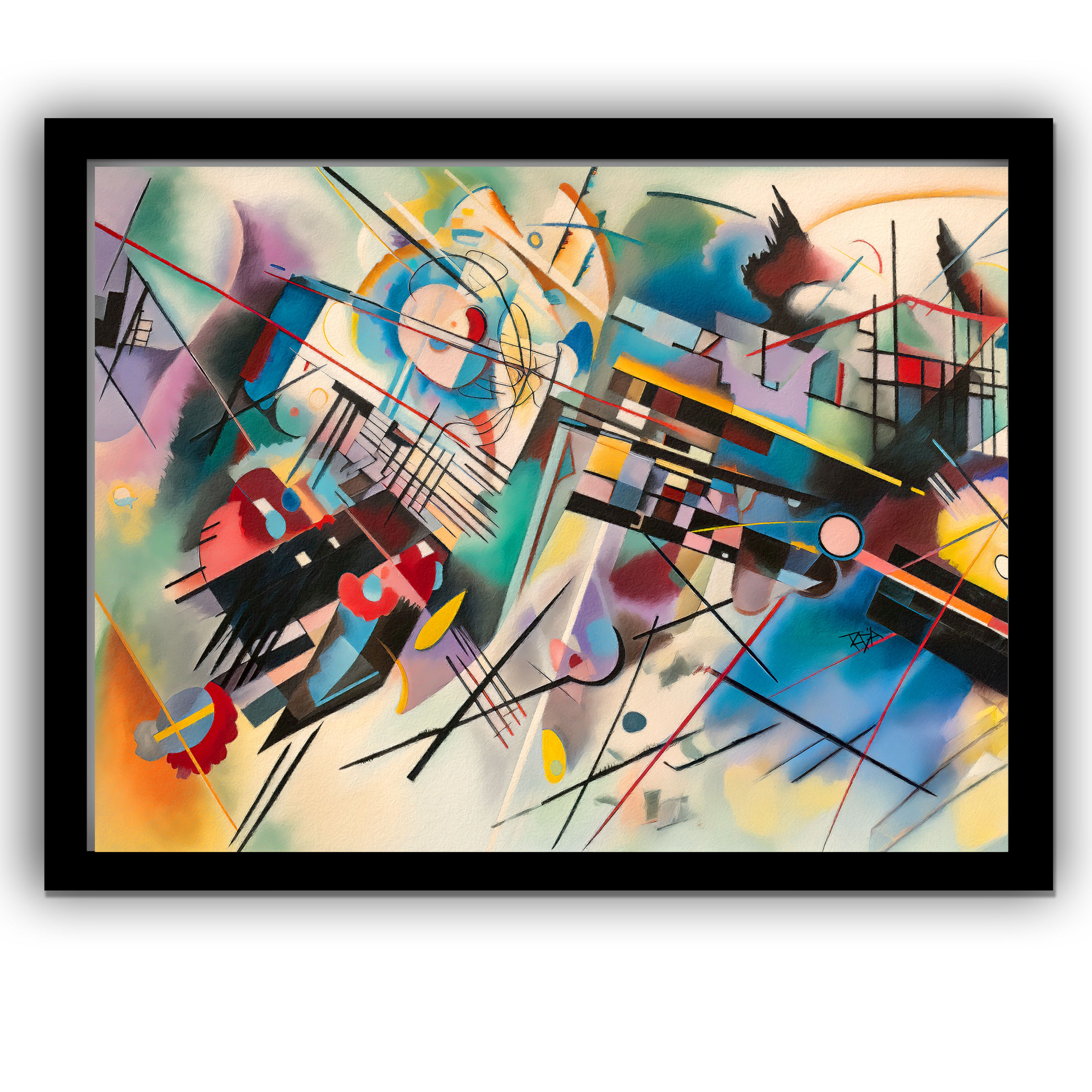 "ELATION" by Ricky D. Canvas Reproduction