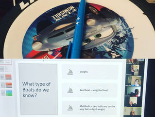 Virtual Learning with Blind Sailing UK.