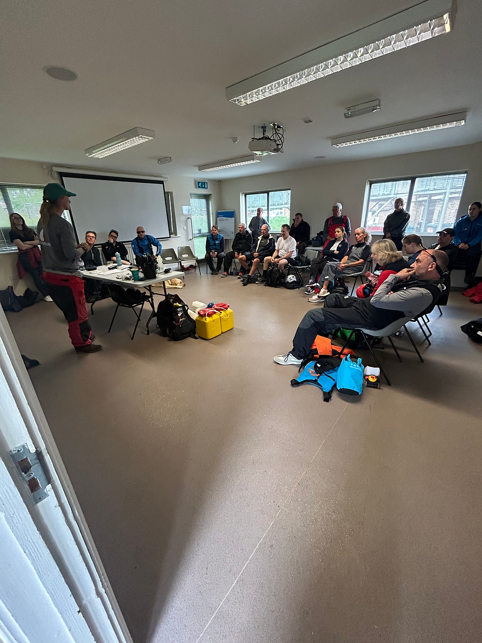 A full classroom