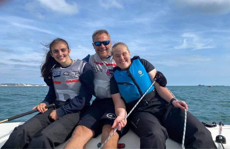 Hazel, Colin and Kate all smiles.