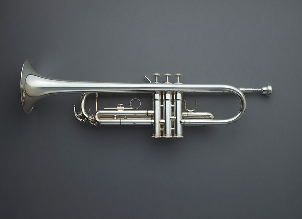 Directly above shot of trumpet against g