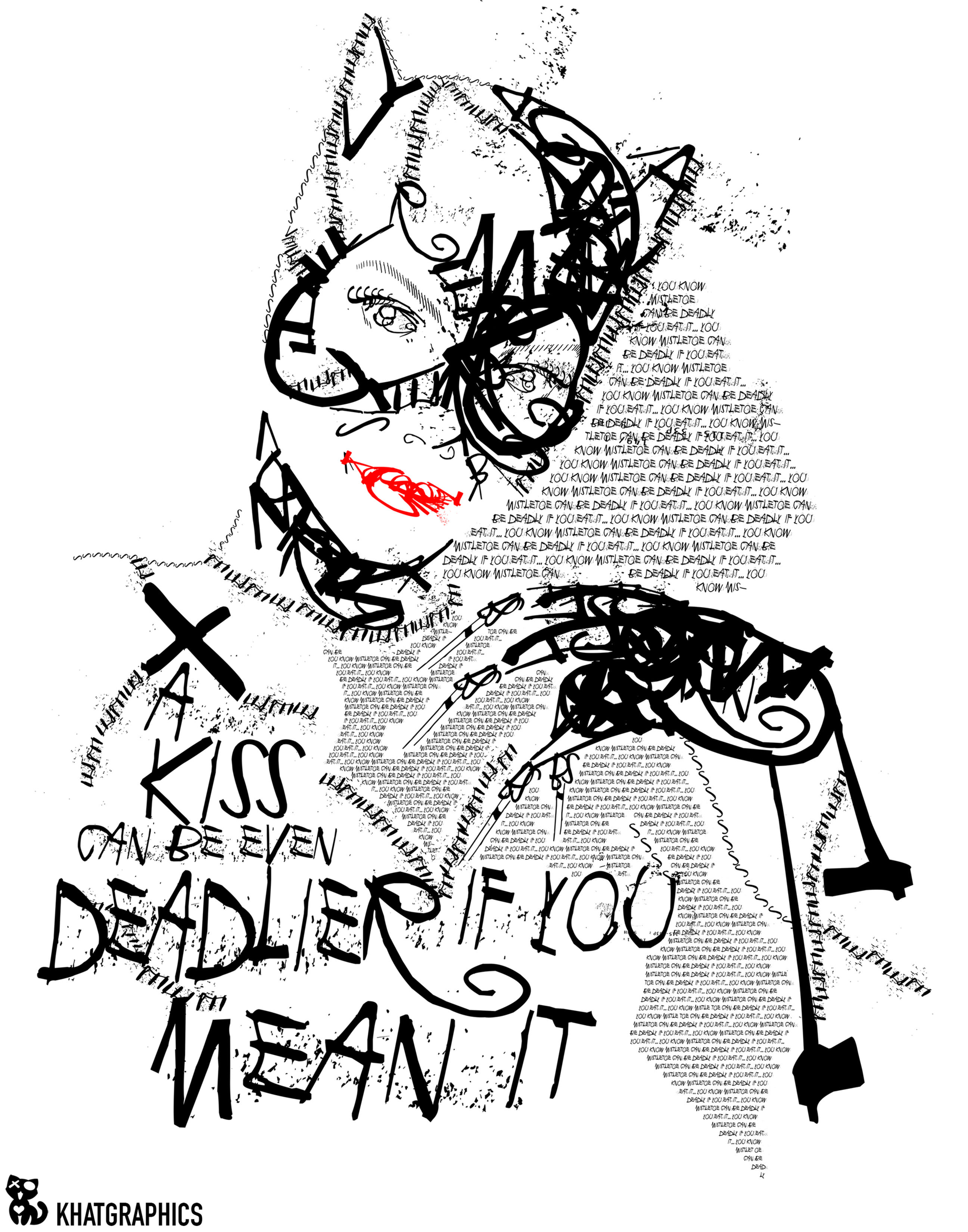 "Mistletoe" 11"x17" Digital Print