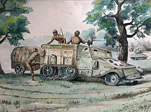 The Falaise Pocket, Fance.