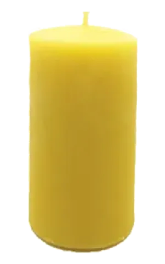 Beeswax Large Pillar Size: 2.5" x 5.5"