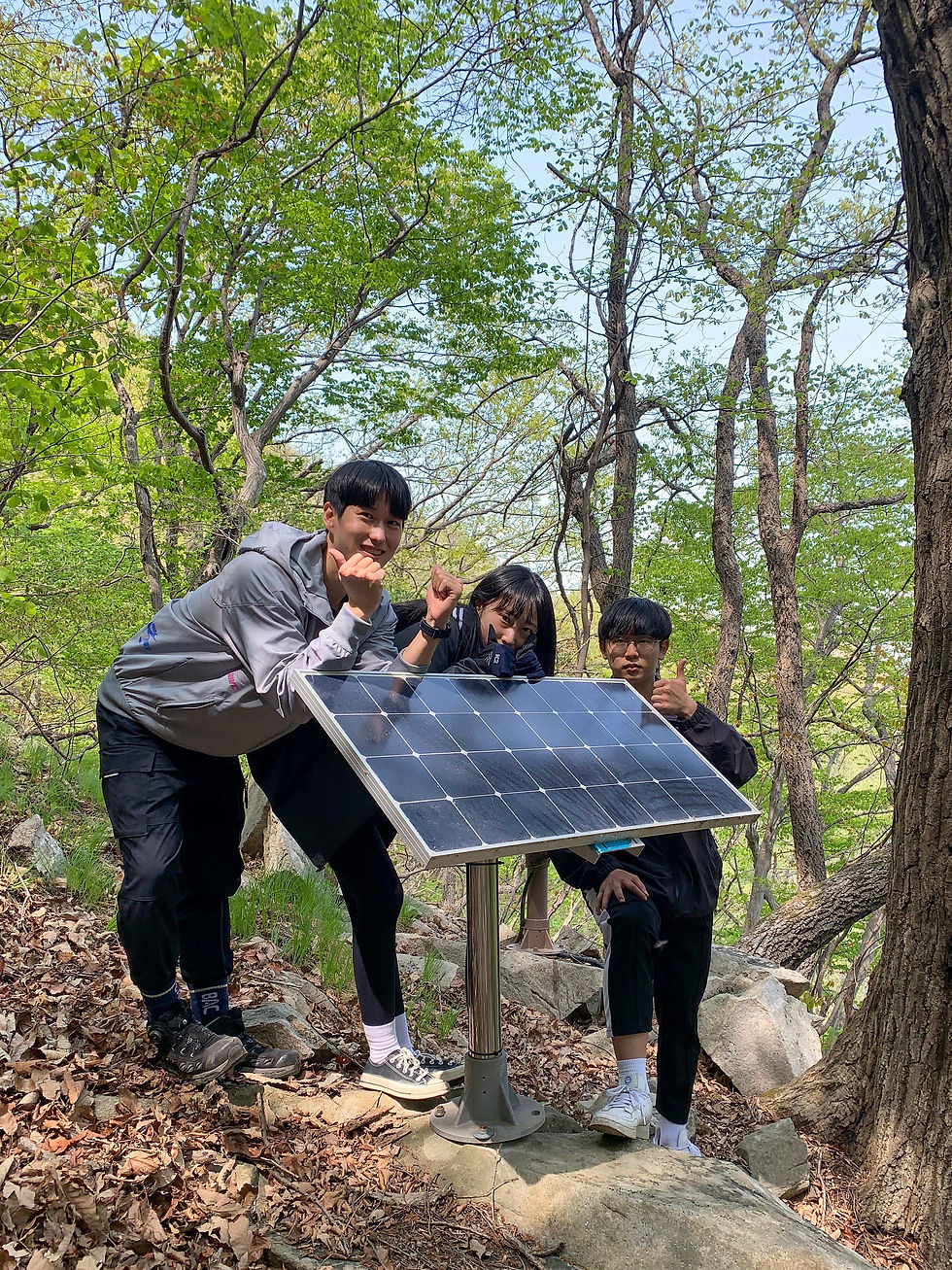 Solar Panel in 계룡산