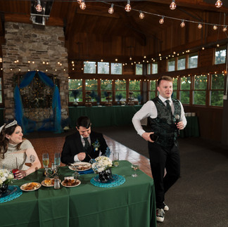 Wedding reception at Gold Mountain Golf Club